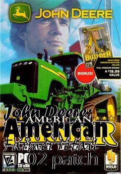 Box art for John Deere: American Farmer retail v1.02 patch