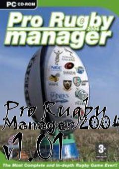 Box art for Pro Rugby Manager 2004 v1.01