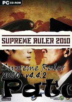 Box art for Supreme Ruler 2010 - v4.4.2 Patch