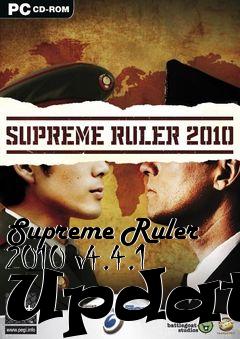 Box art for Supreme Ruler 2010 v4.4.1 Update