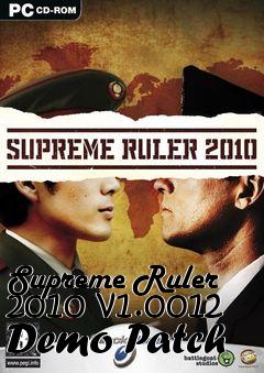 Box art for Supreme Ruler 2010 v1.0012 Demo Patch