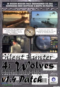 Box art for Silent Hunter 4: Wolves of the Pacific v1.4 Patch