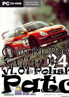 Box art for Colin McRae Rally 04 v1.01 Polish Patch