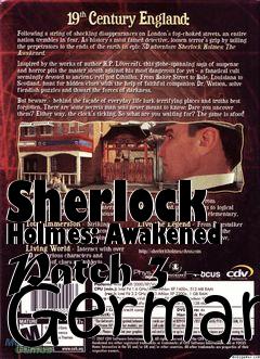 Box art for Sherlock Holmes: Awakened Patch 3 - German