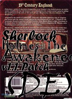 Box art for Sherlock Holmes: The Awakened v1.1 Patch (DE)