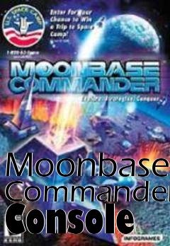 Box art for Moonbase Commander Console