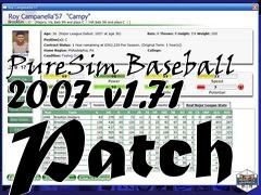 Box art for PureSim Baseball 2007 v1.71 Patch