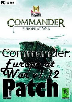Box art for Commander: Europe at War v1.12 Patch