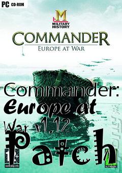 Box art for Commander: Europe at War v1.12 Patch