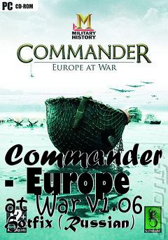 Box art for Commander - Europe at War v1.06 Hotfix (Russian)