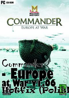 Box art for Commander - Europe at War v1.06 Hotfix (Polish)