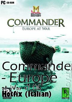 Box art for Commander - Europe at War v1.06 Hotfix (Italian)