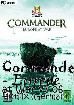 Box art for Commander - Europe at War v1.06 Hotfix (German)