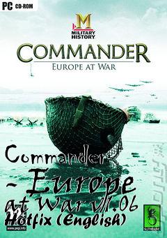 Box art for Commander - Europe at War v1.06 Hotfix (English)