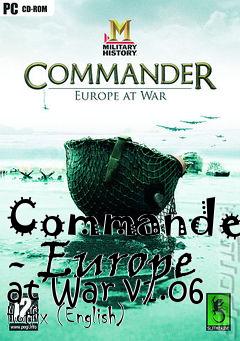 Box art for Commander - Europe at War v1.06 Hotfix (English)