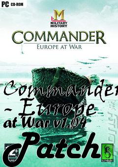 Box art for Commander - Europe at War v1.04 Patch