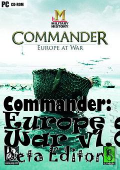 Box art for Commander: Europe at War v1.03 Beta Editor