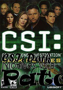 Box art for CSI: Dark Motives v1.8 Patch