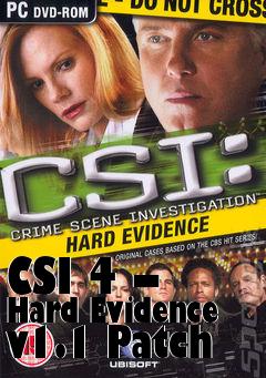 Box art for CSI 4 – Hard Evidence v1.1 Patch