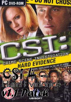 Box art for CSI 4 – Hard Evidence v1.1 Patch