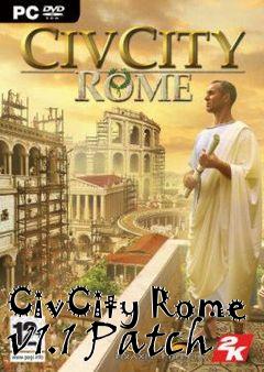 Box art for CivCity Rome v1.1 Patch