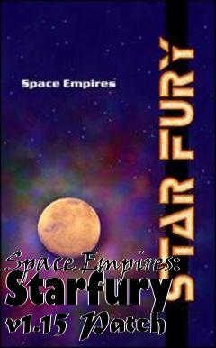 Box art for Space Empires: Starfury v1.15 Patch