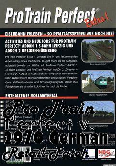 Box art for Pro Train Perfect v. 2970 German Retail Patch