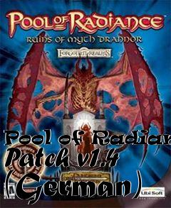 Box art for Pool of Radiance Patch v1.4 (German)