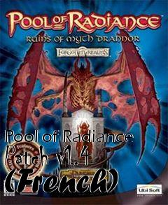 Box art for Pool of Radiance Patch v1.4 (French)