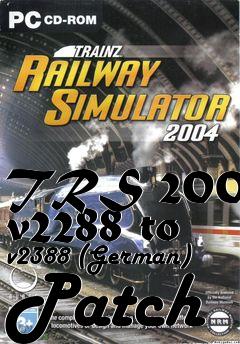 Box art for TRS 2004 v2288 to v2388 (German) Patch