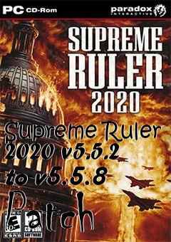 Box art for Supreme Ruler 2020 v5.5.2 to v5.5.8 Patch