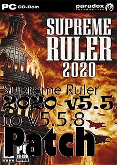 Box art for Supreme Ruler 2020 v5.5.2 to v5.5.8 Patch