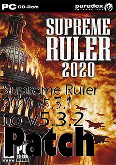 Box art for Supreme Ruler 2020 v5.3.1 to v5.3.2 Patch