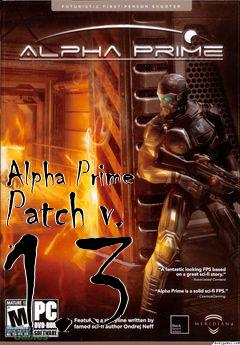 Box art for Alpha Prime Patch v. 1.3