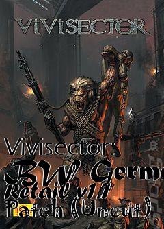 Box art for Vivisector: BW German Retail v1.1 Patch (Uncut)