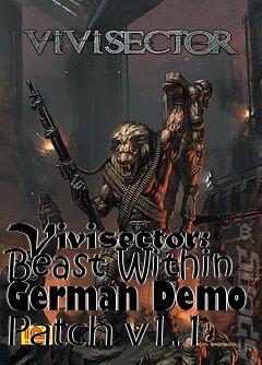 Box art for Vivisector: Beast Within German Demo Patch v1.1