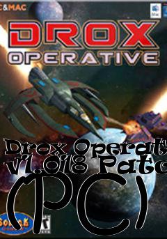 Box art for Drox Operative v1.018 Patch (PC)