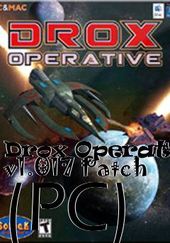 Box art for Drox Operative v1.017 Patch (PC)
