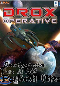 Box art for Drox Operative Beta v0.928 Patch (Mac)