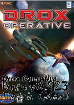 Box art for Drox Operative Beta v0.923 Patch (Mac)