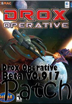 Box art for Drox Operative Beta v0.917 Patch
