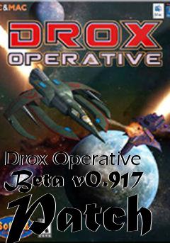 Box art for Drox Operative Beta v0.917 Patch