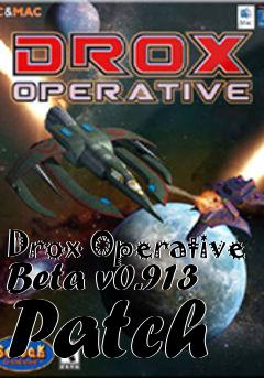 Box art for Drox Operative Beta v0.913 Patch