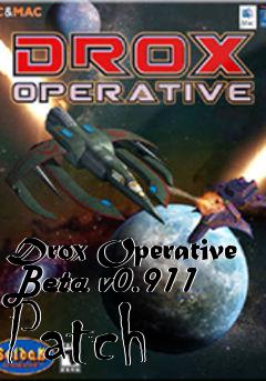 Box art for Drox Operative Beta v0.911 Patch