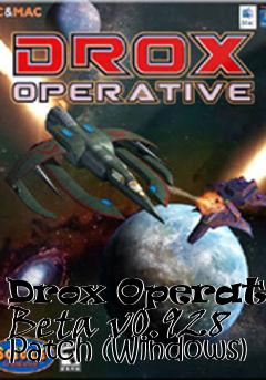 Box art for Drox Operative Beta v0.928 Patch (Windows)