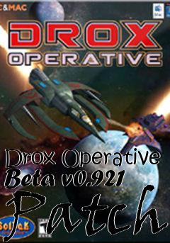 Box art for Drox Operative Beta v0.921 Patch