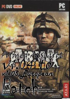 Box art for Armed Assault v1.04 to v1.05 European Patch