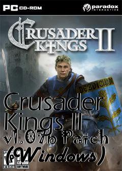 Box art for Crusader Kings II v1.07b Patch (Windows)