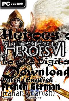 Box art for Heroes of Might & Magic 6 v1.7.1 to v1.8 Digital Download Patch (English French German Italian Spanish)