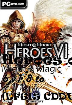 Box art for Heroes of Might & Magic 6 v1.8 to v2.1 Patch (EFGIS CDDVD)